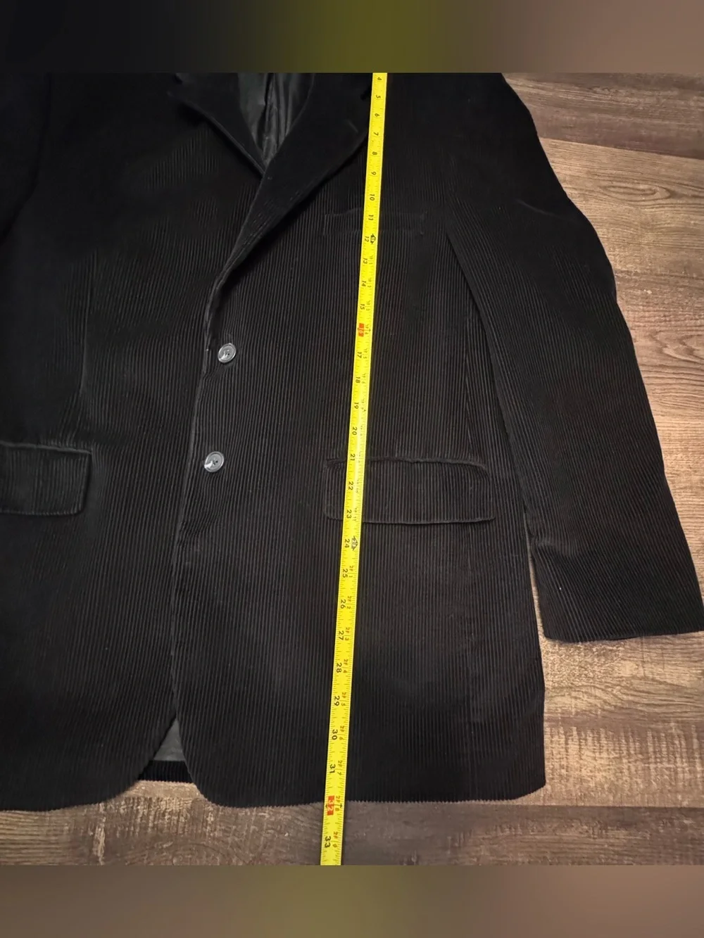 Lauren Ralph Lauren Black Corduroy Sport Coat 42R”